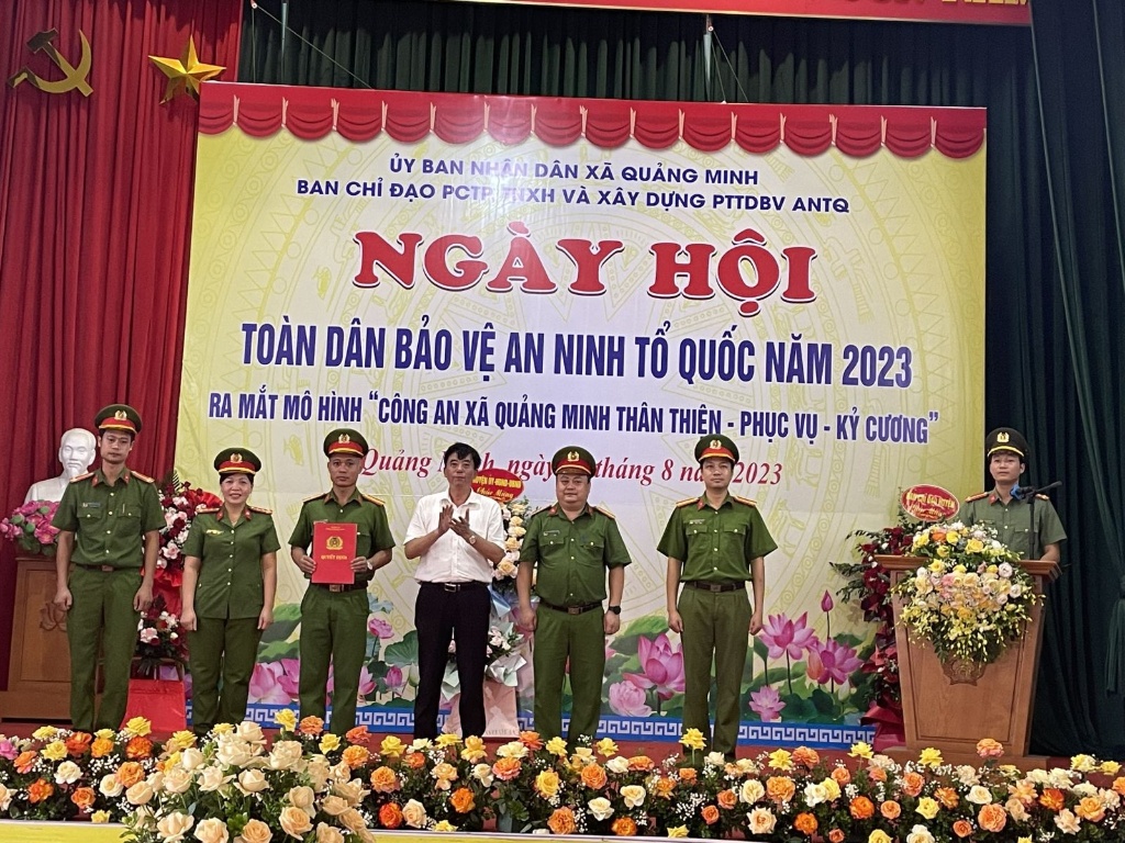 Việt Yên: Ra mắt Mô hình "Công an xã, thị trấn Thân thiện - Phục vụ - Kỷ cương" tại 17 xã thị...