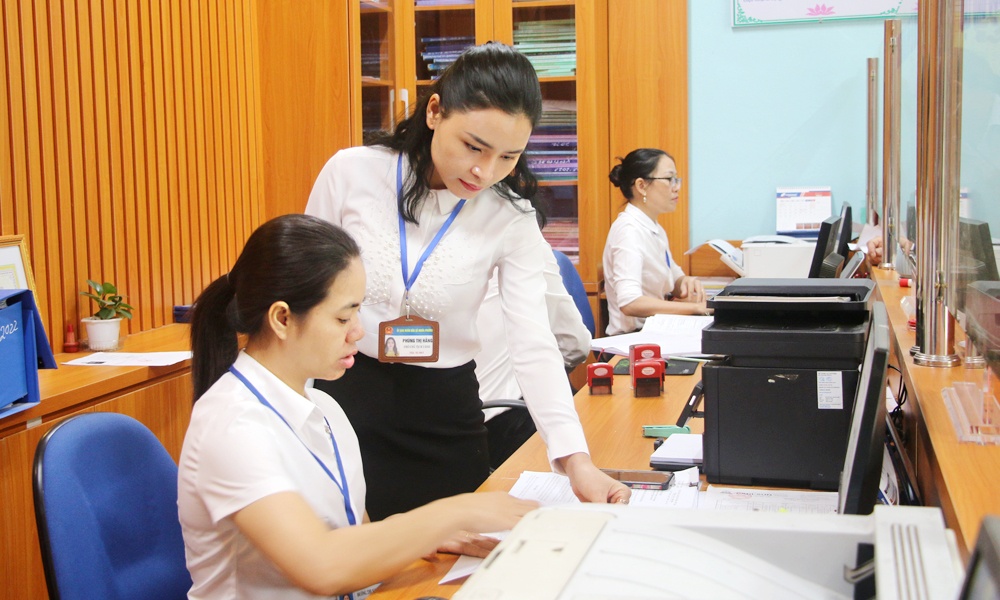 Lục Nam: Nâng chất lượng hoạt động bộ phận một cửa cấp xã